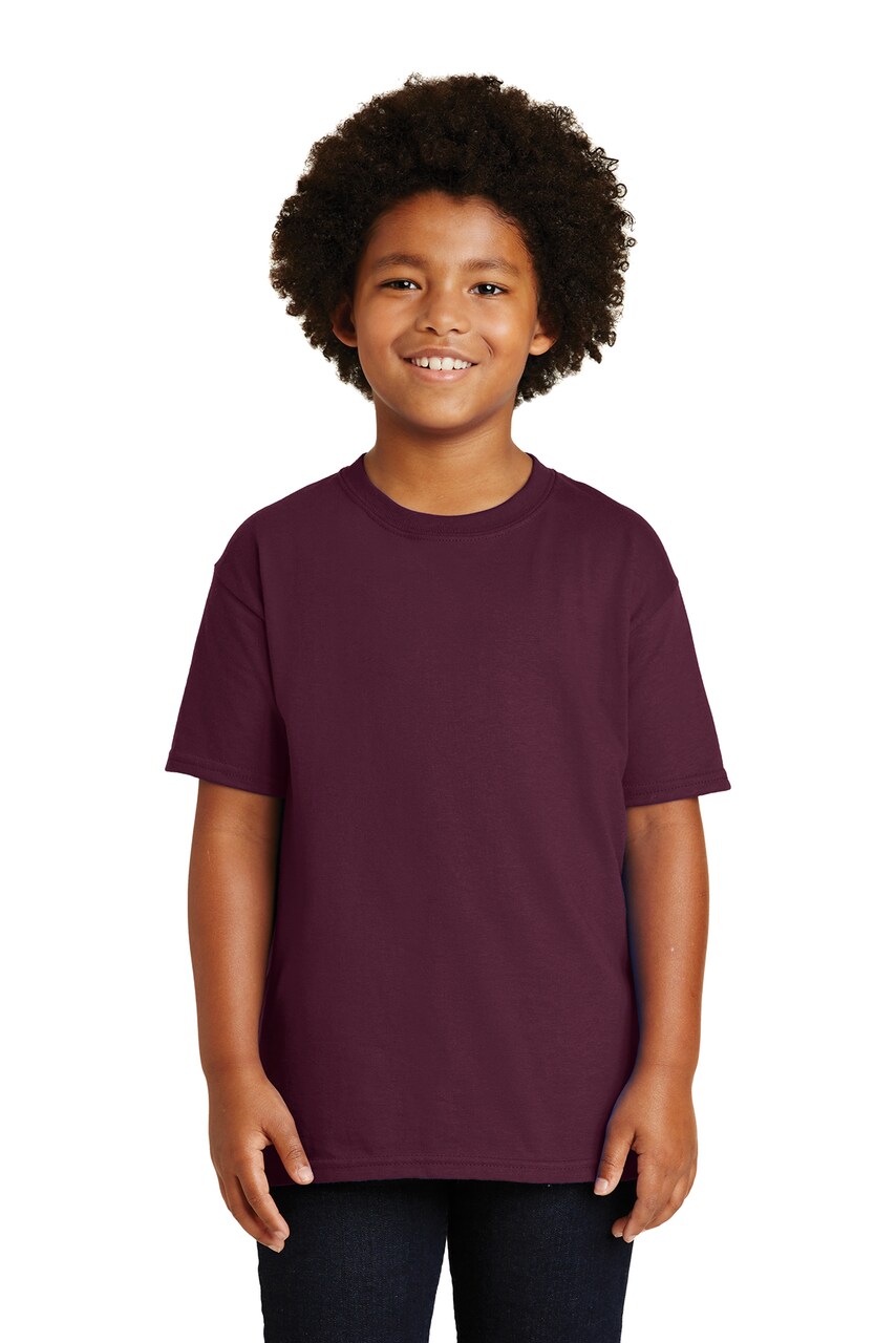 Gildan® Youth Ultra Cotton Heavyweight Short Sleeve T Shirt For Custom Printing And Durable School Wear